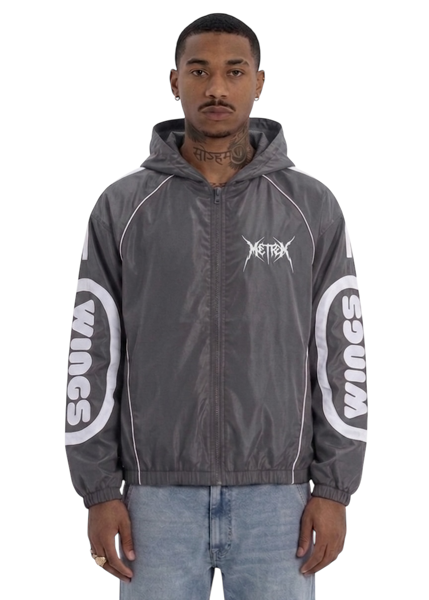 WINDBREAKER HOODIE [GREY]